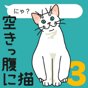 cat on an empty stomach in balloon style