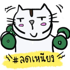 Cutie Cat (Big sticker)