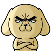 Attractive eye's dog