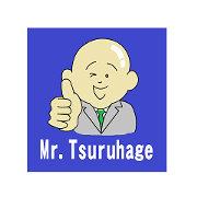 Mr.Tsuruhage-Shaved head,On the job