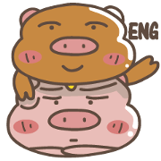 "Hiccup & Oink" pigs (english version)