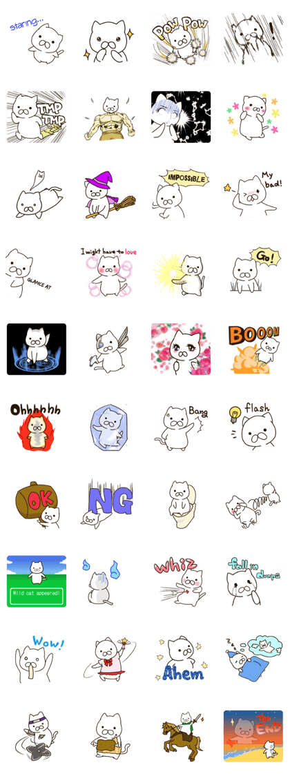 Comic cat