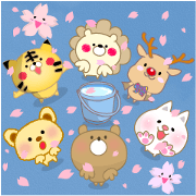 Sakura Sticker balloon2