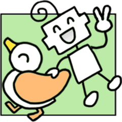 Happy Duckling and Square Kid