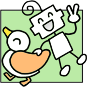 Happy Duckling and Square Kid
