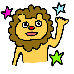 -lion sticker-