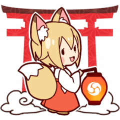 Miko-san of fox