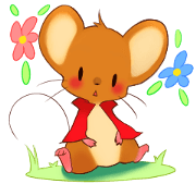 cute mouse sticker