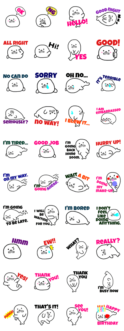cute seals (ENG Ver.)