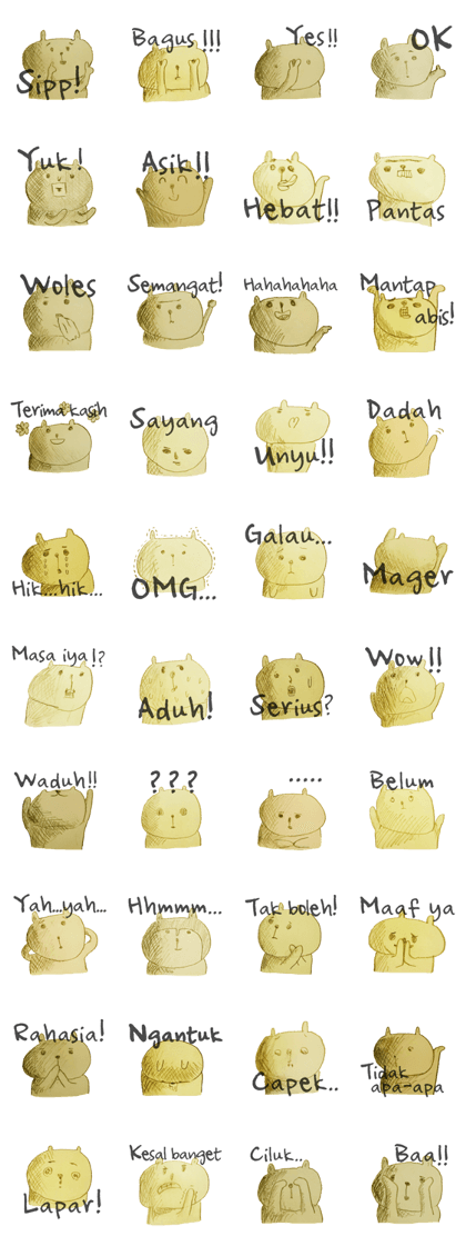 Funny bear (indonesian)