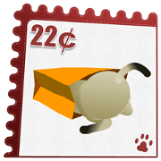 The commemorative stamp of the cat #1