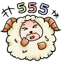 Choleric sheep story(Big sticker)