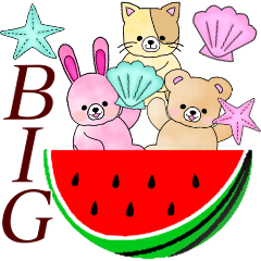 FunwariBearsBigsummerSticker.mamama-chin