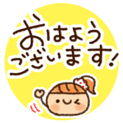 Girls daily life stickers