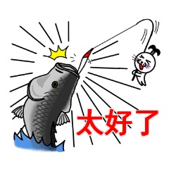 釣魚貼図"侍"海豹 ２ (路亞釣魚)
