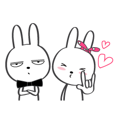 Bunny boy and girl