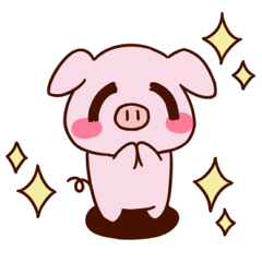 Pig-san daily sticker