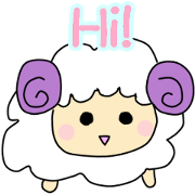 sheep sticker[English]