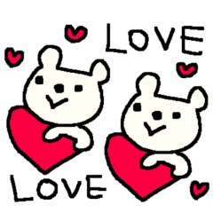 英語の愛くま English Love Bear2 Line スタンプ Line Store