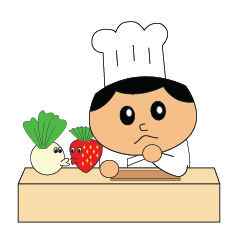 The cute chef
