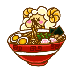 SheepsCloud moo's food sticker