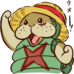 One Piece Kung Fu Dugong Line Stickers Line Store