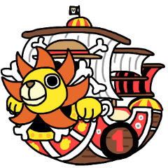 PON-PON! ONE PIECE Sticker