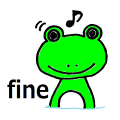Expressive froggy