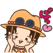 ONE PIECE SHY STICKERS