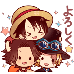 One Piece Sticker3 Line Stickers Line Store