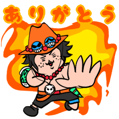 One Piece エース スタンプ Line スタンプ Line Store One Piece エース スタンプ Line スタンプ Line Store
