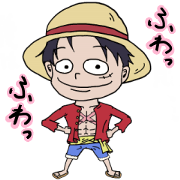 ONE PIECE sticker yuruyuru