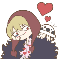 One Piece Corazon Law Stamp Line Stickers Line Store