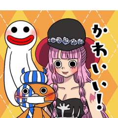 ペローナと時々クマシー One Piece Line スタンプ Line Store