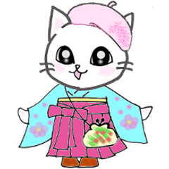 JAPANESE "KIMONO CAT"