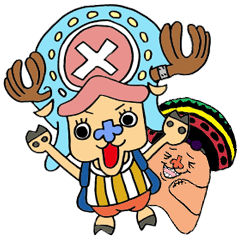 Lamu favorite character ONE PIECE stamp1