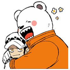 One Piece Law Bepo Sticker Line Stickers Line Store