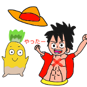ONE PIECE & Pineapple man collaboration