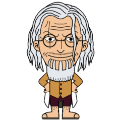 One Piece Silvers Rayleigh Line Stickers Line Store