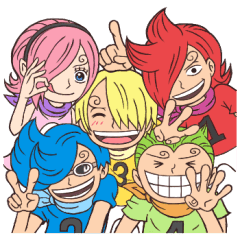 One Piece Happy Vinsmoke Brothers Line Stickers Line Store