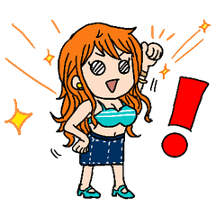One Piece Ocharuru S Nami Line Stickers Line Store One Piece Ocharuru S Nami Line Stickers Line Store