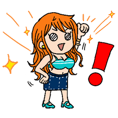 One Piece Ocharuru S Nami Line Stickers Line Store