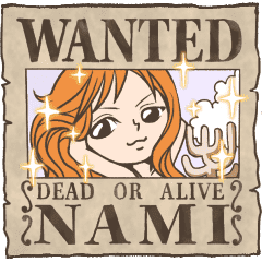 One Piece Wanted Nami Animated Stickers Line Stickers Line Store One Piece Wanted Nami Animated Stickers Line Stickers Line Store