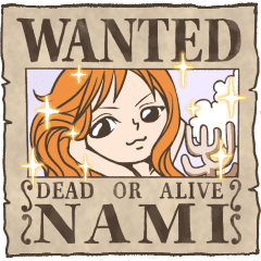 ONE PIECE: WANTED NAMI Animated Stickers