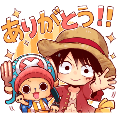 ONE PIECE【毎日使えるスタンプ】