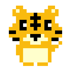 Pixel art Tiger