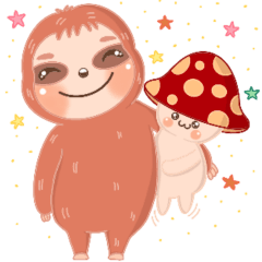 Sloth and Mushroom