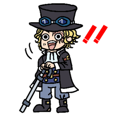 ONE PIECE Ocharuru's SABO sticker