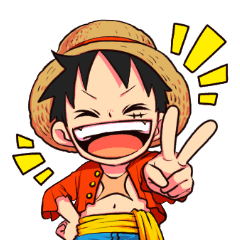 One Piece Straw Hat Pirates Everyday Line Stickers Line Store