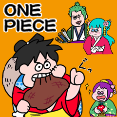 ONE PIECE Wano Country Stickers